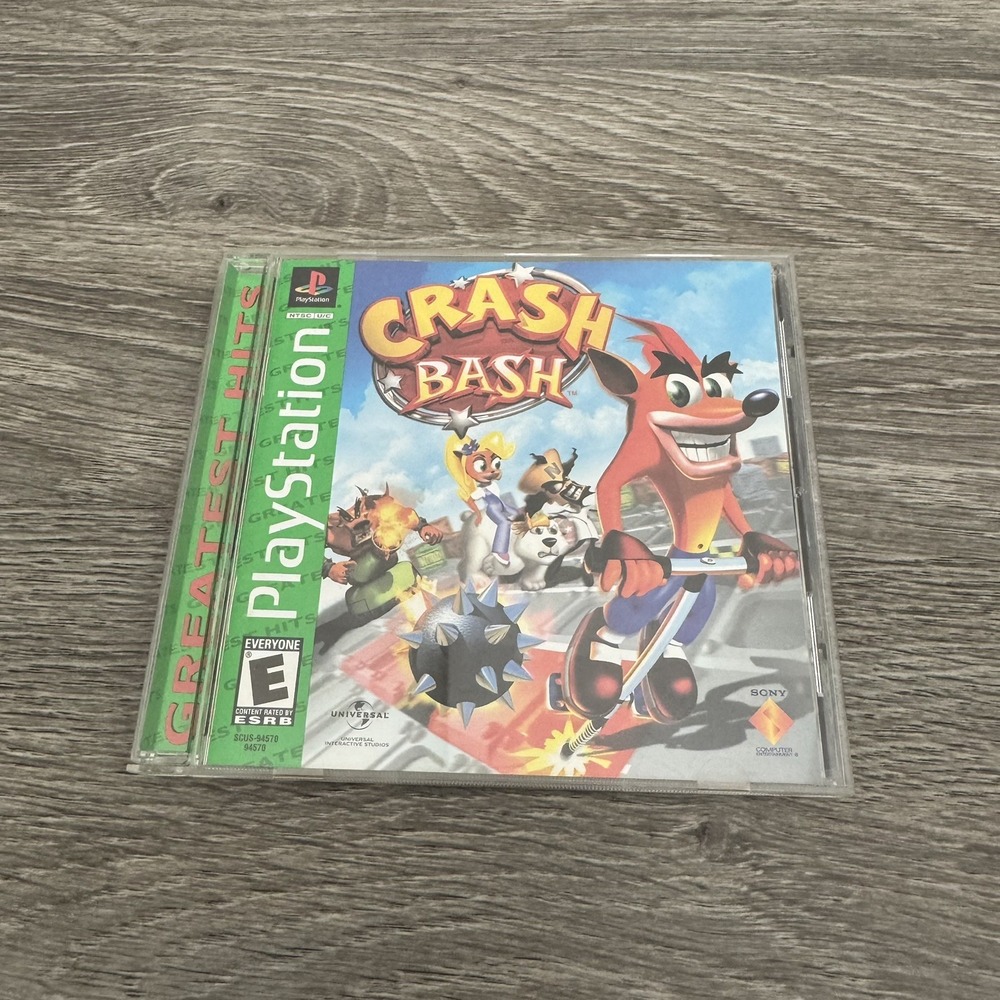 Crash Bash PS1 NTSC-U/C (US/CA) E Action & Adventure Crash Bandicoot Multiplayer